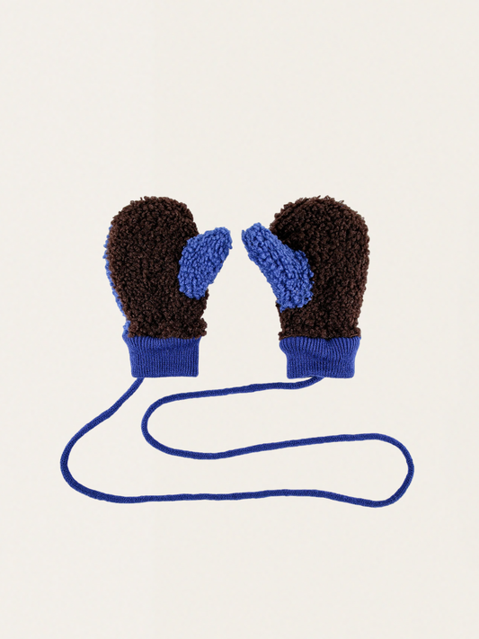 Rękawiczki na sznurku - BLUE SHEEPSKIN