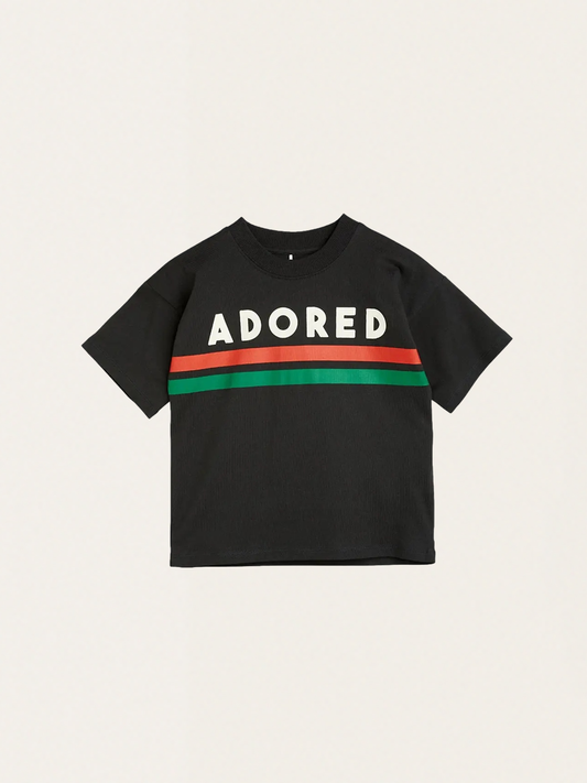 Bawełniana koszulka Adored Black