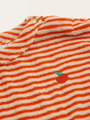 T-shirt z miękkiej frotte Orange Stripes