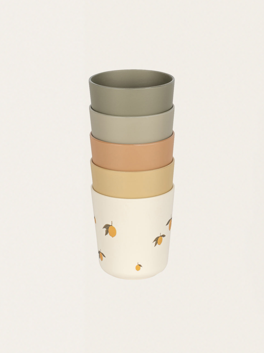 Zestaw kubków z ekotworzywa 5 szt.