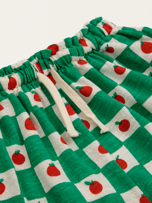 Bawełniane spodnie kuloty Kids Tomato all over