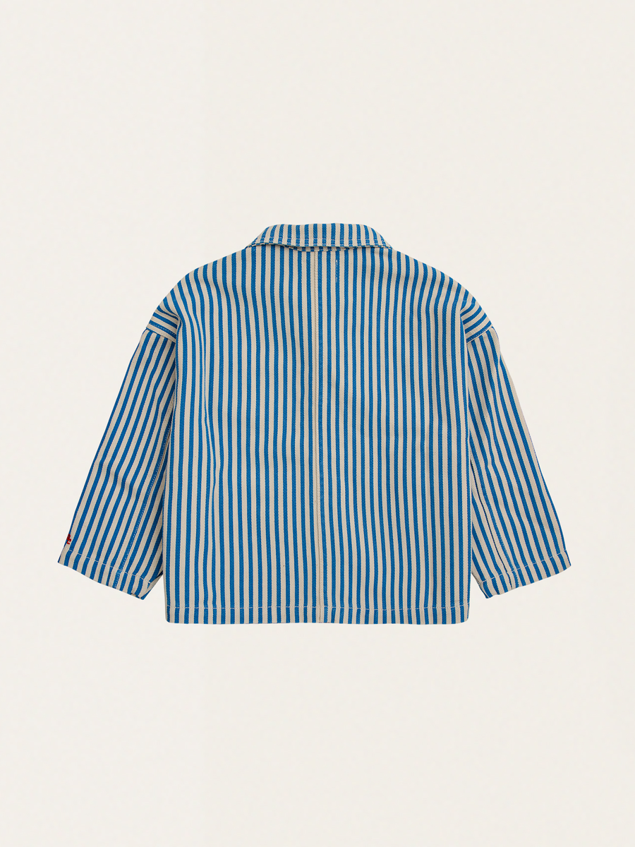 Lekka kurtka jeansowa Kids Striped Color Block