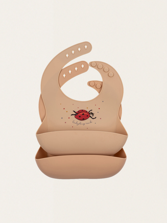 Zestaw dwóch silikonowych śliniaków