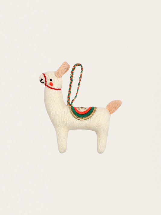 Świąteczna zawieszka Lama