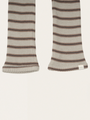 Ciepłe legginsy z wełny merino Winter Fog Stripes