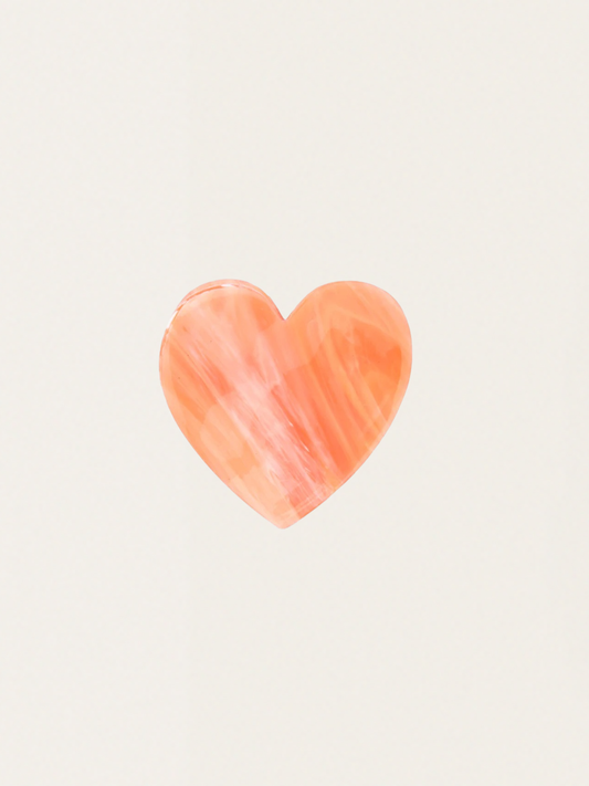 Mini Heart Rose Hair Clip