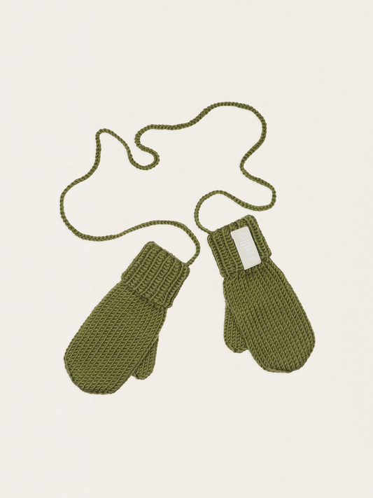 Rękawiczki na sznurku - Merino Mitenki