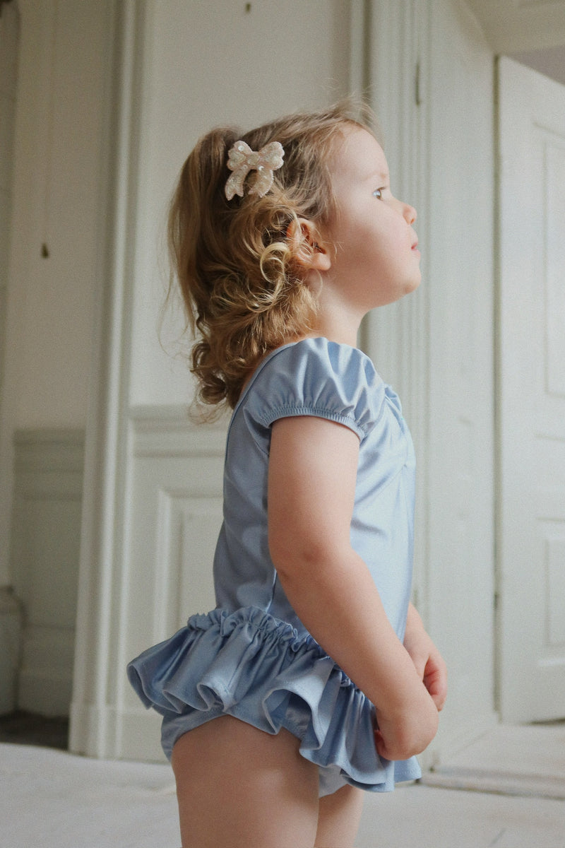 Spinki do włosów Sequin Bow 2 szt. Cameo Rose