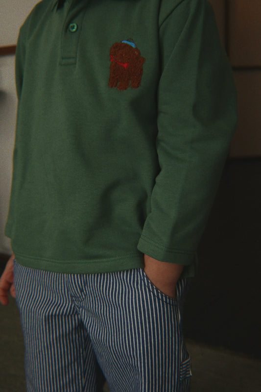 Bawełniana bluzka polo Spotty