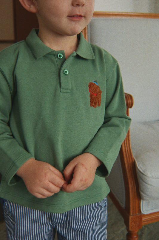 Bawełniana bluzka polo Spotty