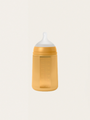 Butelka silikonowa SX PRO średni przepływ 240 ml Mustard