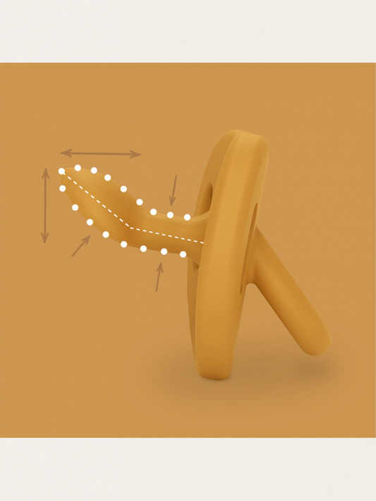 Silikonowy smoczek anatomiczny SX Pro Mustard