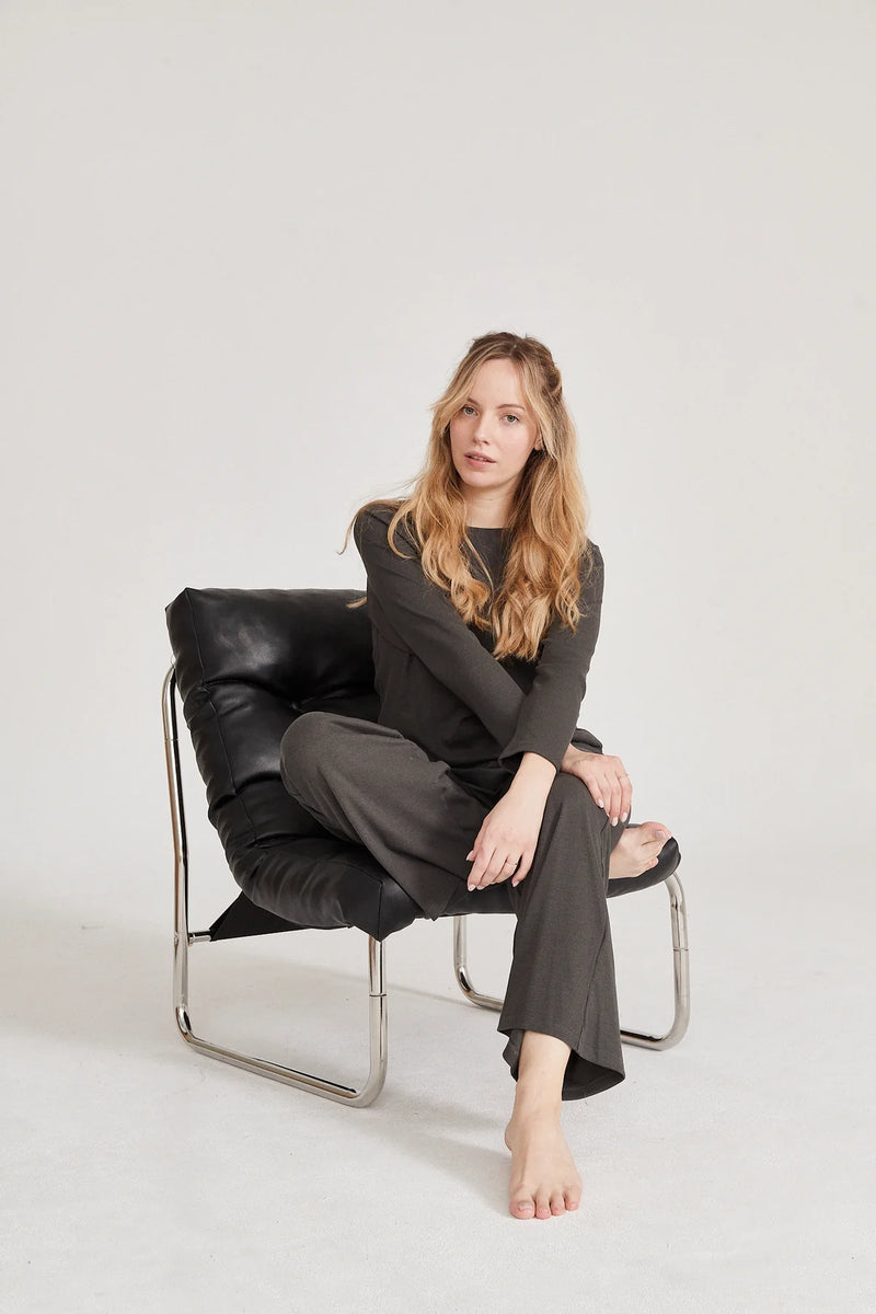 Spodnie prążkowane