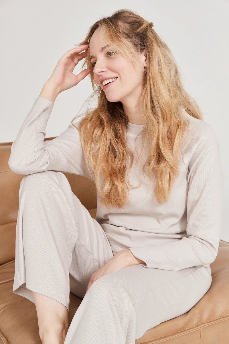 Longsleeve prążkowany