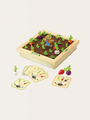 Drewniana gra pamięciowa - ogródek warzywny