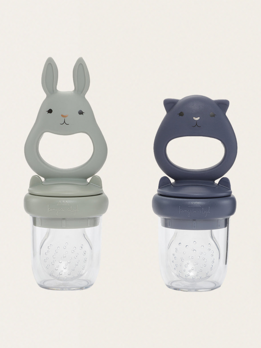 Silikonowy gryzak do podawania pokarmu - 2 szt.