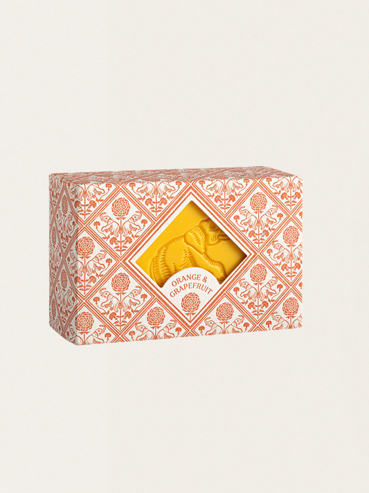 Wegańskie mydło w kostce L'éléphant Orange & Grapefruit