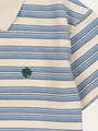 Bawełniana koszulka polo Spotty Stripe Ciel