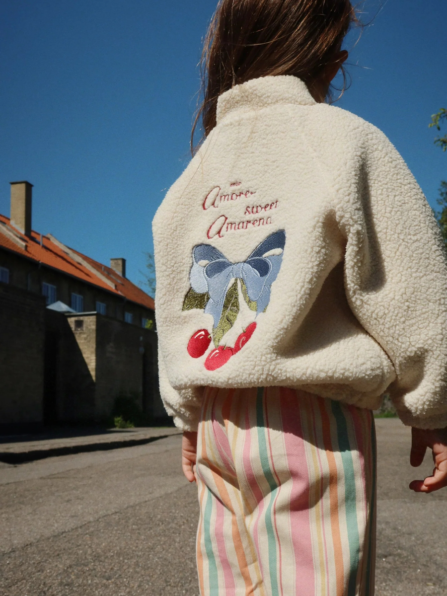 Polarowa kurtka Jazz Teddy White Smoke