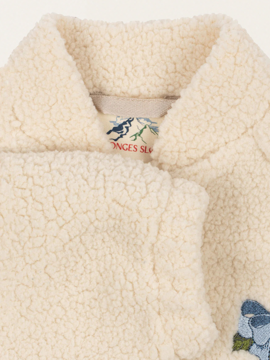 Polarowa kurtka Jazz Teddy White Smoke