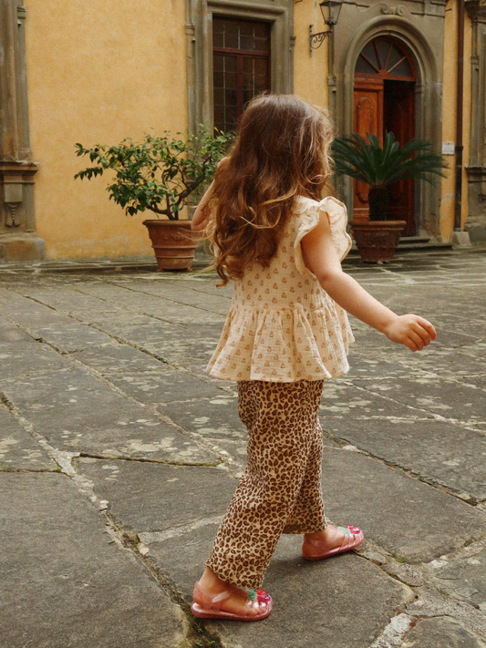 Muślinowe spodnie Coco Leo