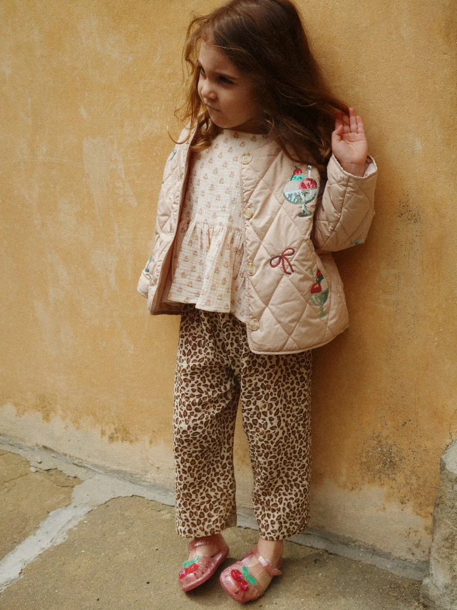 Muślinowe spodnie Coco Leo