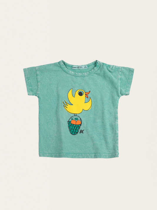 Bawełniany T-shirt Baby Flying Oranges