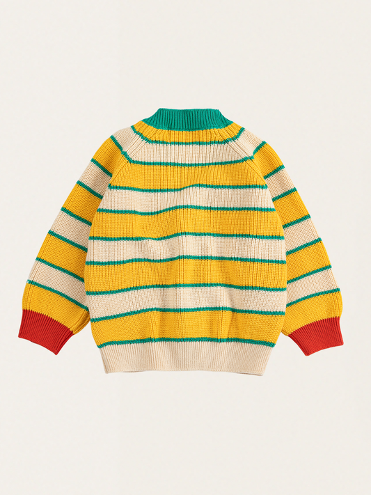 Bawełniany kardigan Baby BC Striped