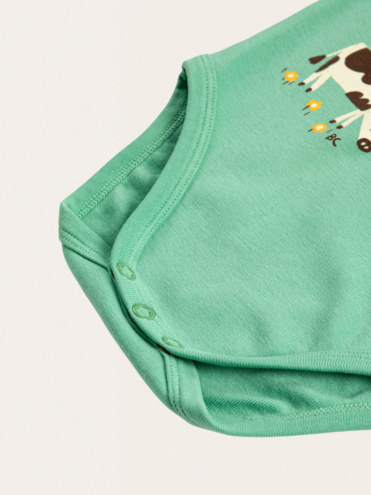 Bawełniane body z krótkim rękawem Farm Adventure