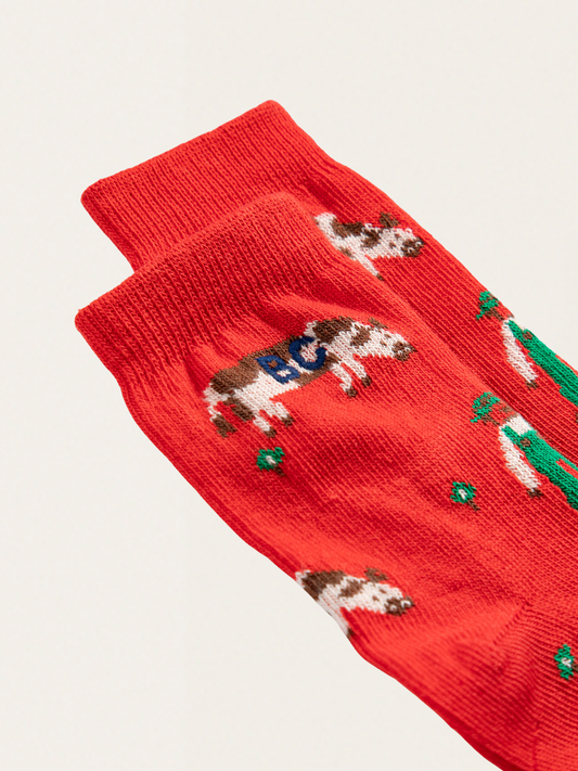 Skarpetki krótkie Baby Farm Adventure all over