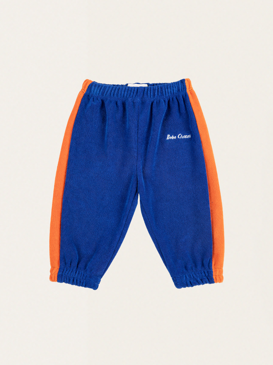 Bawełniane spodnie joggersy z miękkiej frotte Baby