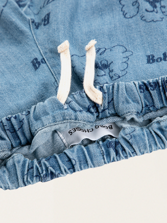 Denimowe spodnie Baby Pickles The Dog all over