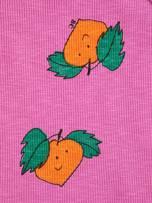 Bawełniany tank top Kids Tangerine all over
