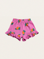 Krótkie spodenki z falbankami Kids Tangerine all over