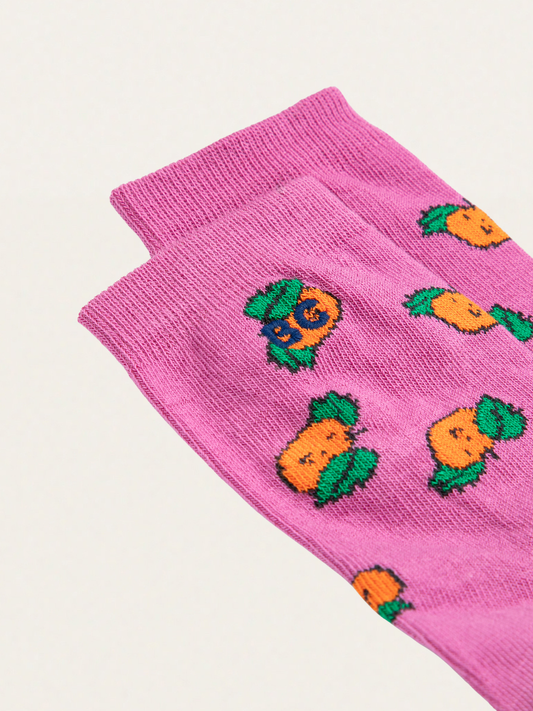 Skarpetki krótkie Kids Tangerine all over