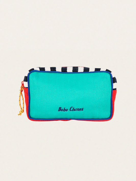 Bawełniana kosmetyczka - saszetka Color Block