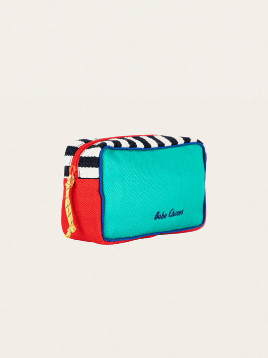 Bawełniana kosmetyczka - saszetka Color Block