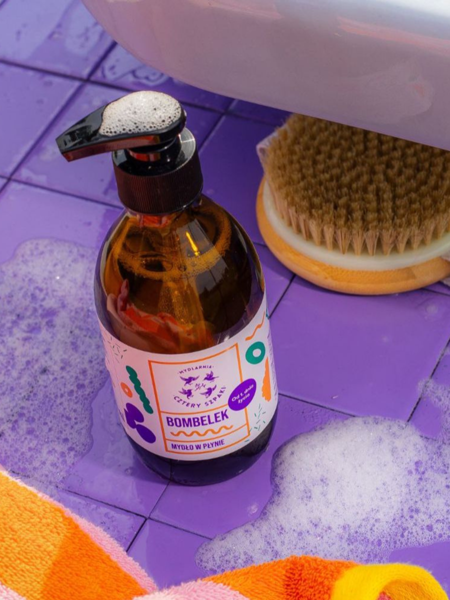 Bombelek - Naturalne mydło w płynie od 1. dnia życia