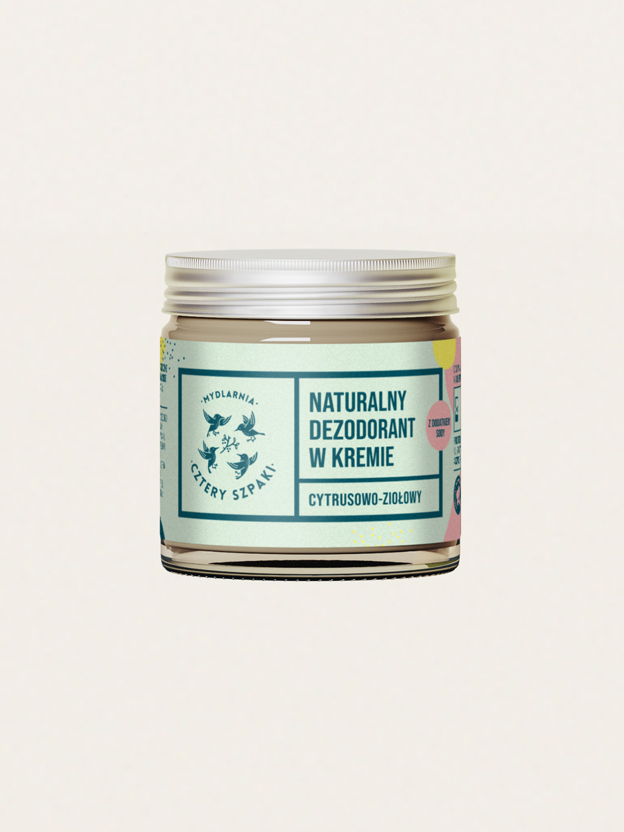 Naturalny dezodorant w kremie