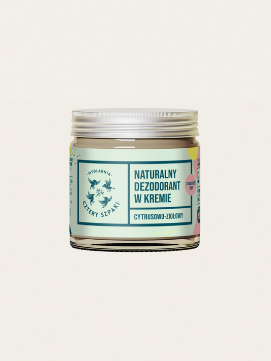 Naturalny dezodorant w kremie