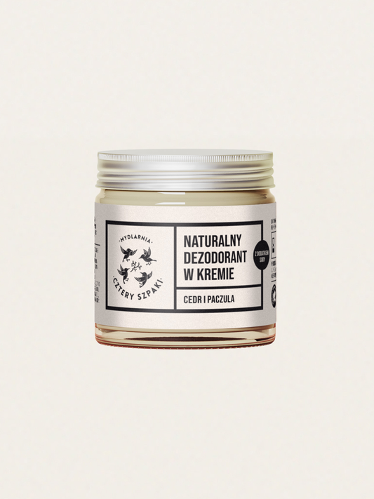 Naturalny dezodorant w kremie