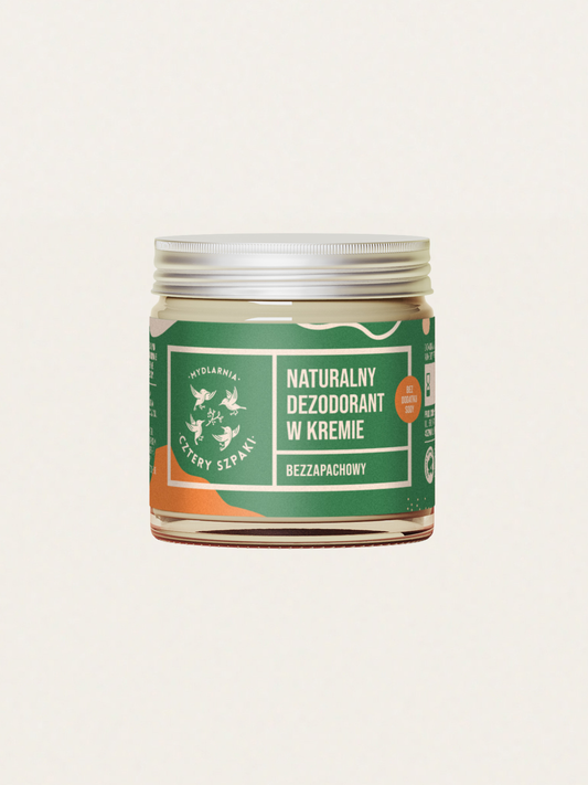Naturalny delikatny dezodorant w kremie