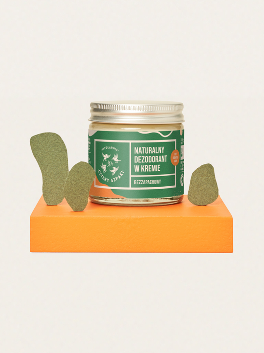 Naturalny delikatny dezodorant w kremie