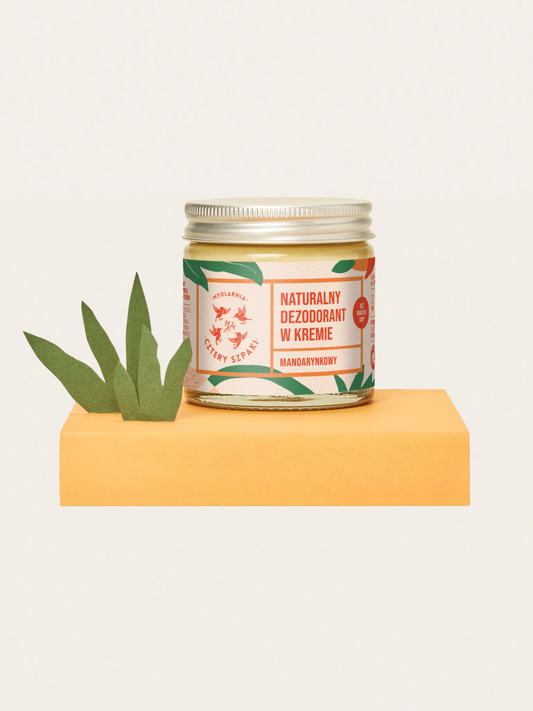 Naturalny delikatny dezodorant w kremie
