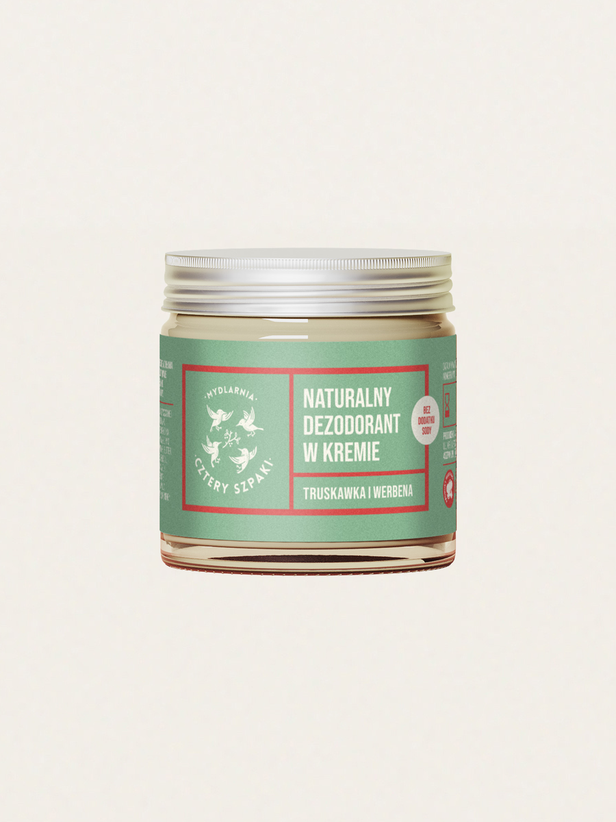 Naturalny delikatny dezodorant w kremie