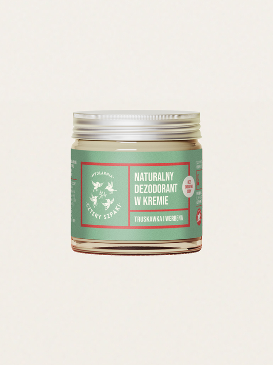 Naturalny delikatny dezodorant w kremie