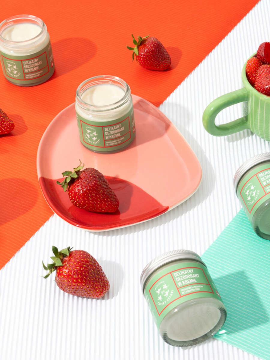 Naturalny delikatny dezodorant w kremie