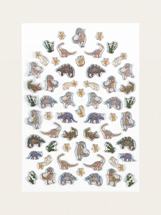 Wypukłe naklejki Dino