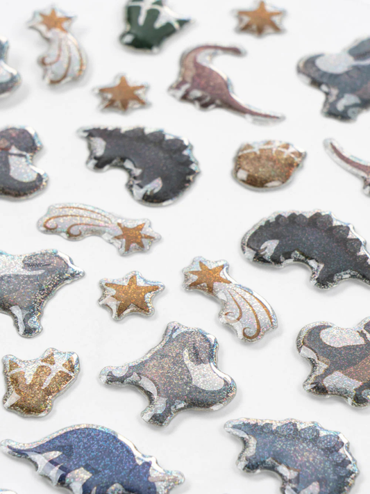 Wypukłe naklejki Dino