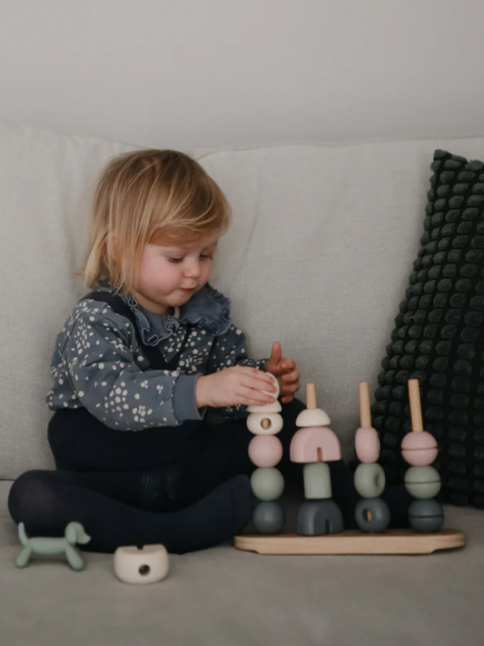 Drewniany sorter kształtów - układanka